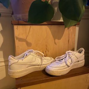 White Nike Air Forces